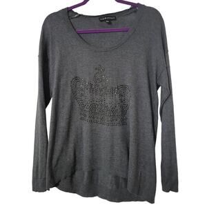 Rock and Republic Gray Long Sleeve Top‎ Size  L